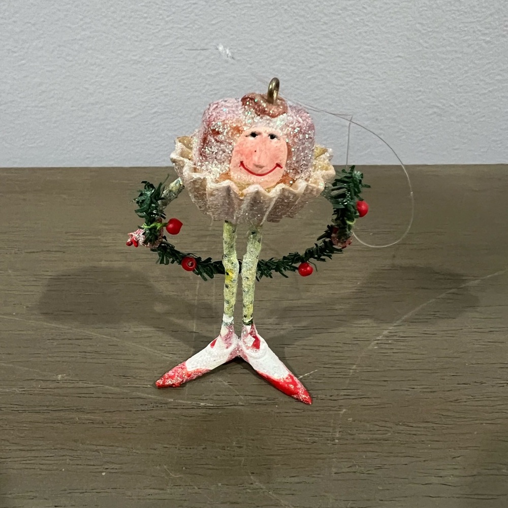 Dept 56 Patience Brewster Chocolate Nougat Truffle Man Ornament, Pre-owned